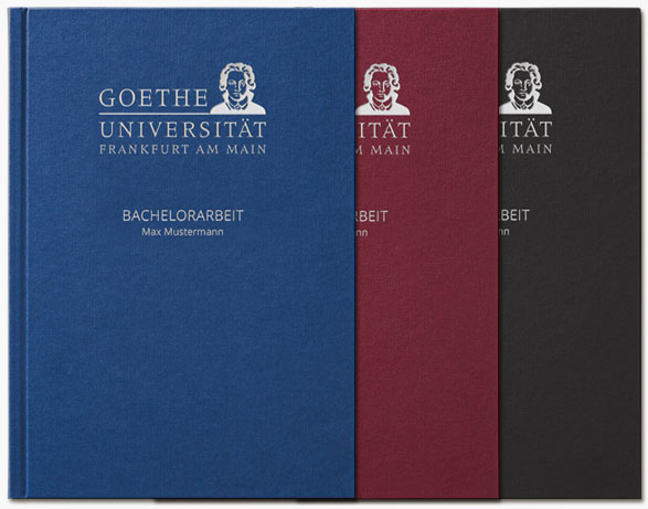 hardcover bachelorarbeit in farben