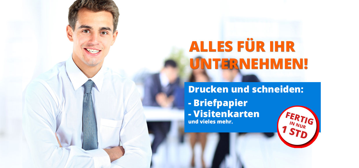 Druck für Unternehmen Geschftspapier