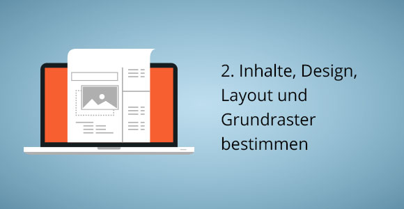 Visitenkarte Layout und Raster